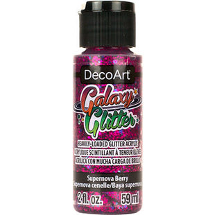 DecoArt Galaxy Glitter 59ml Supernova Berry
