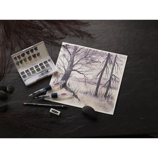 Derwent Derwent Graphitint Paint Pan Set 12st