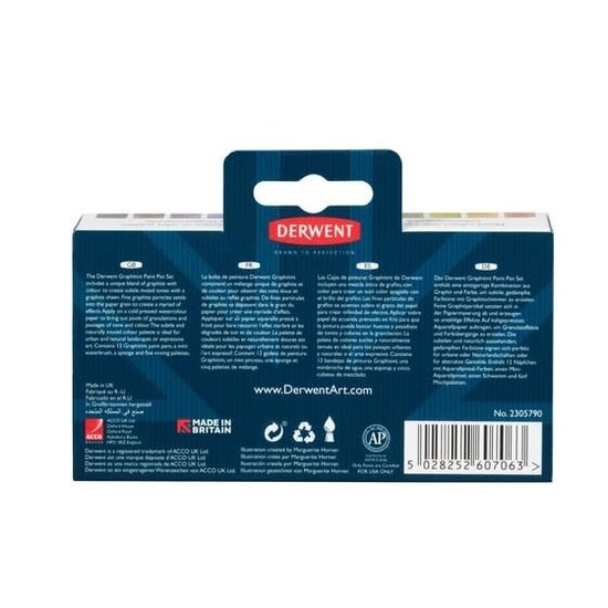 Derwent Derwent Graphitint Paint Pan Set 12st