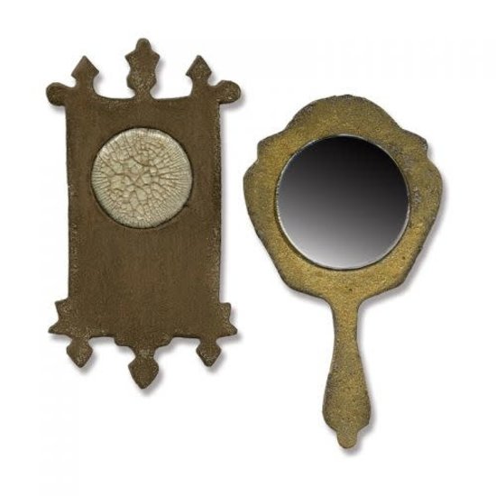 Tim Holtz Sizzix Tim Holtz Movers & Shapers Die Mirror Clock