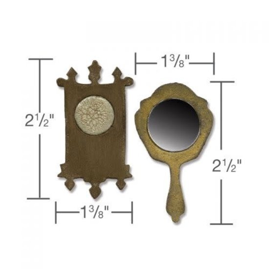 Tim Holtz Sizzix Tim Holtz Movers & Shapers Die Mirror Clock