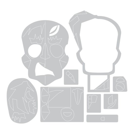 Tim Holtz Sizzix Tim Holtz Thinlits Dies Halloween Zombie