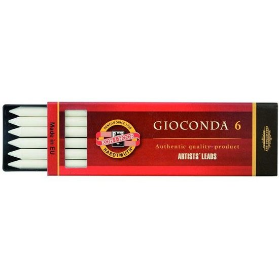 Koh-I-Noor Koh I Noor Gioconda Artists' leads White 6 pcs.