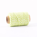 Vaessen Creative Bakers Twine touw 1mm 45m Groen-wit
