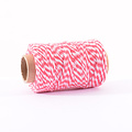 Vaessen Creative Bakers Twine touw 1mm 45m Rood-wit