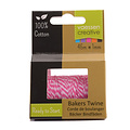 Vaessen Creative Bakers Twine touw 1mm 45m Rose-wit