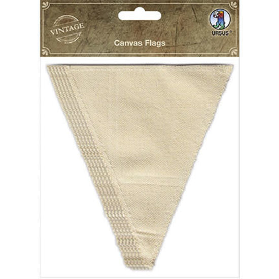Ursus Canvas vlaggen vintage 6 stuks
