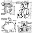 Tim Holtz Tim Holtz Cling Stamp Blueprint Childhood