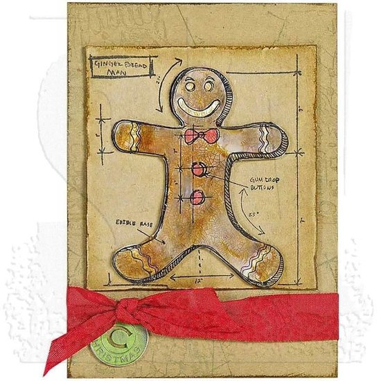 Tim Holtz Tim Holtz Cling Stamp Blueprint Christmas nr. 3