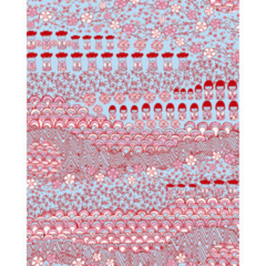 Decopatch Vel Decopatch papier China dolls blauw/roze