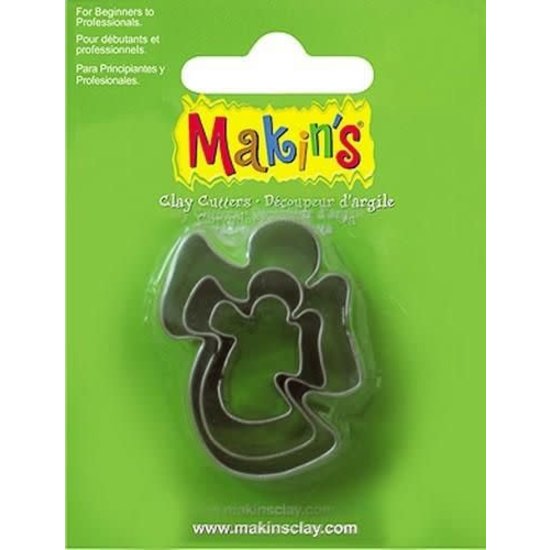Makin's Clay Makin's Clay Uitsteekvorm Set 3 st. 2 - 4 cm. Engel