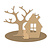 DDBD DDBD MDF set huis boom autumn