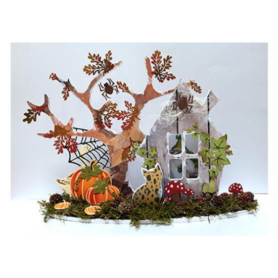 DDBD DDBD MDF set huis boom autumn