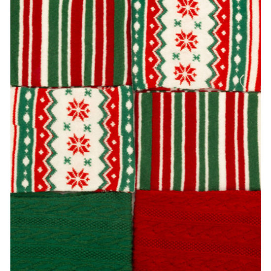 Stafil SpA Katoenen Set Tube 30 x 8cm Groen / Rood / Wit 6 st