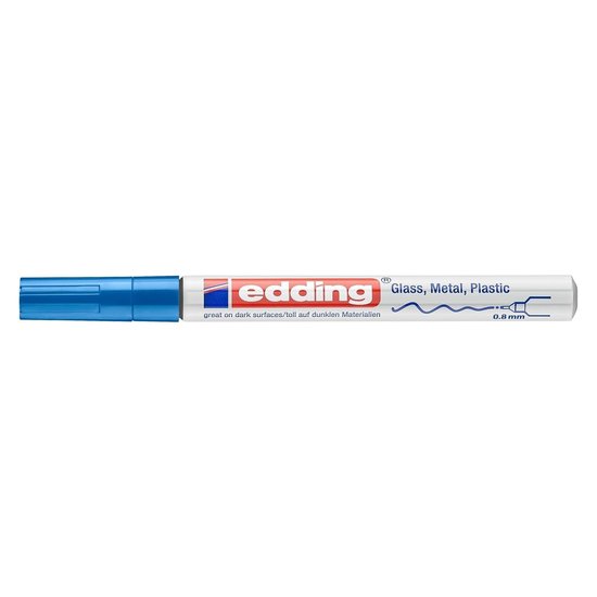 Edding Edding 780 Glanslakmarker Blauw