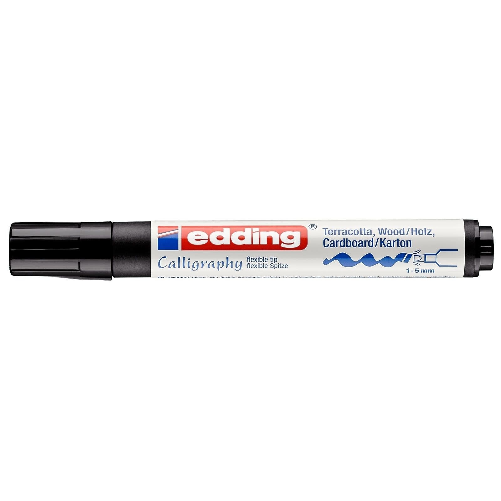Edding Edding 1455 Calligraphy Marker Zwart