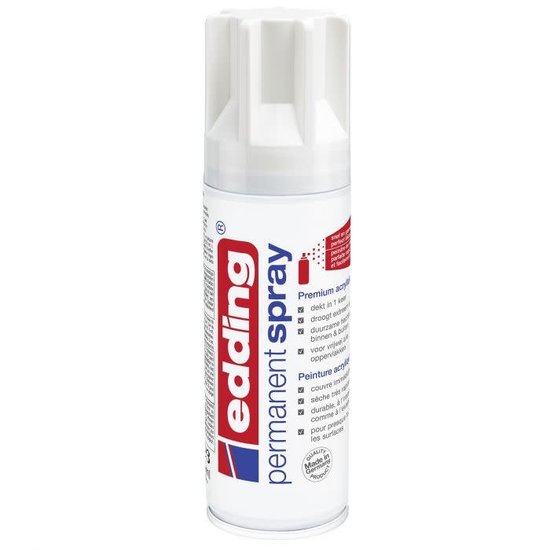 Edding Edding 5200 Permanent Spray Glans Verkeers Wit