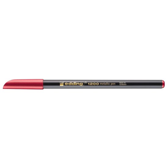 Edding Edding 1200 Viltstift Metallic Rood