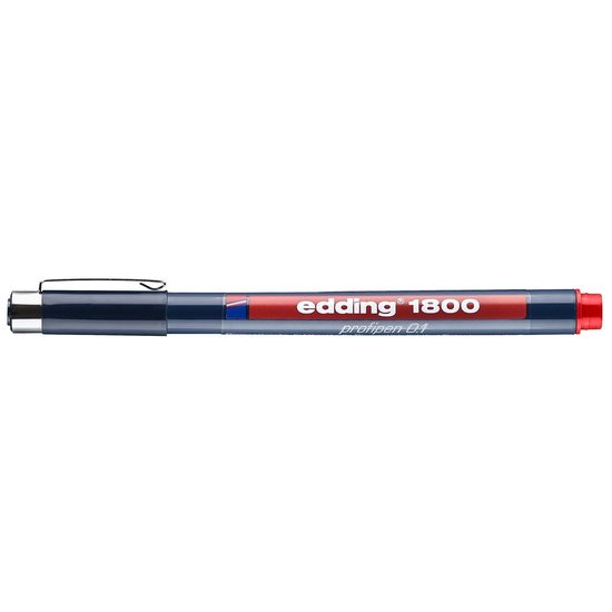 Edding Edding 1800 Profipen 0.1 Rood