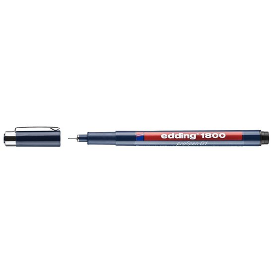 Edding Edding 1800 Profipen 0.1 Zwart