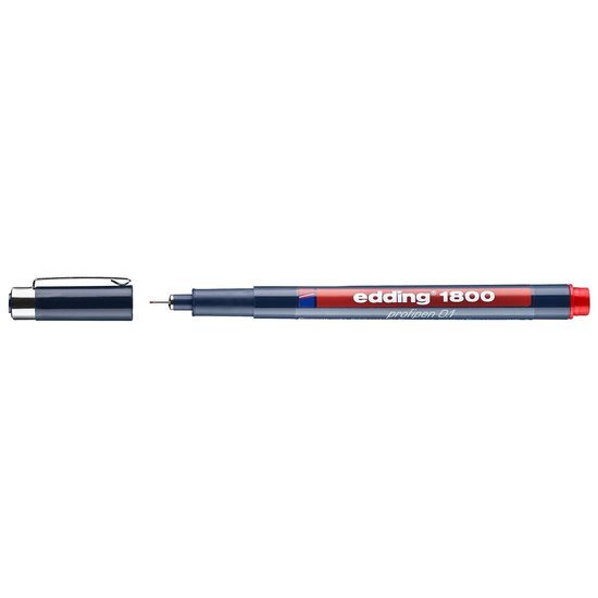 Edding Edding 1800 Profipen 0.1 Rood