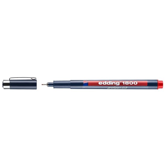 Edding Edding 1800 Profipen 0.3 Rood