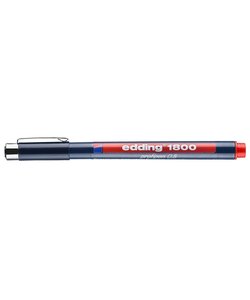 Edding 1800 Profipen 0.5 Rood