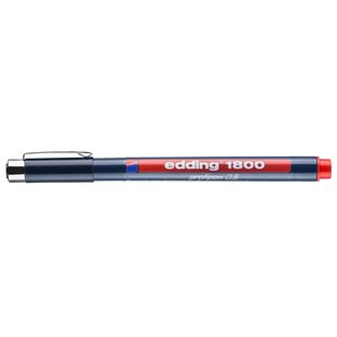 Edding 1800 Profipen 0.5 Rood