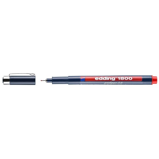 Edding Edding 1800 Profipen 0.5 Rood