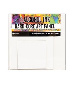 Ranger Alcohol Ink Hard Core Art Square 8 / 6 / 4 inch 3 Panels