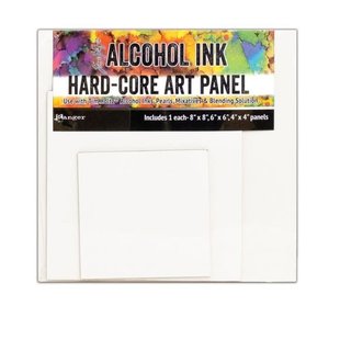 Ranger Alcohol Ink Hard Core Art Square 8 / 6 / 4 inch 3 Panels