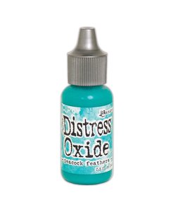 Ranger Tim Holtz Distress Oxide Re-Inker 14ml Peacock Feathers