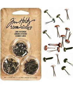 Tim Holtz Idea-Ology Long Fasteners 99 pcs