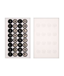 Tim Holtz Idea-Ology Metal Type Charms 16st