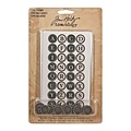 Tim Holtz Tim Holtz Idea-Ology Metal Type Charms 16st