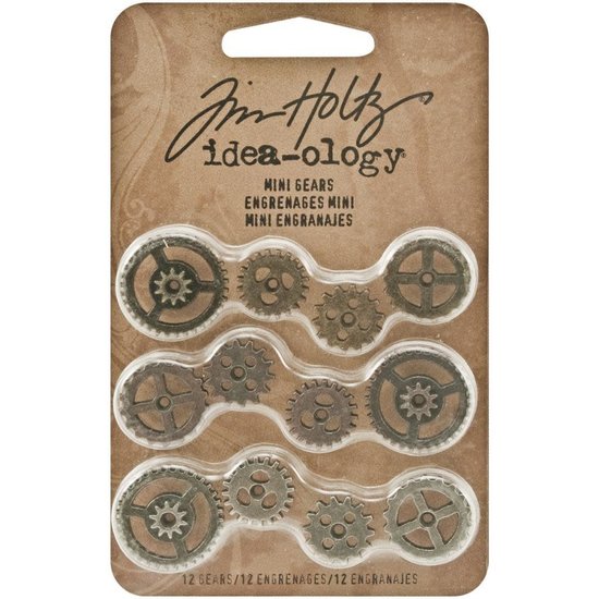 Tim Holtz Tim Holtz Idea-Ology Mini Gears 12 pcs.