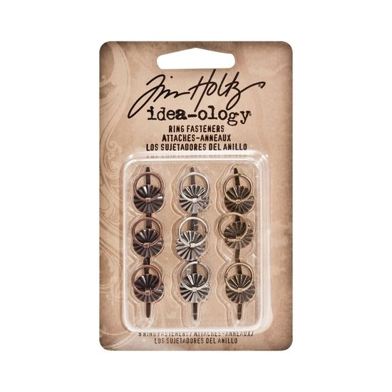 Tim Holtz Tim Holtz Idea-Ology Metal Ring Fasteners 9st
