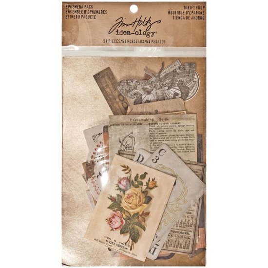 Tim Holtz Tim Holtz Idea-Ology Ephemera Pack Thrift Shop