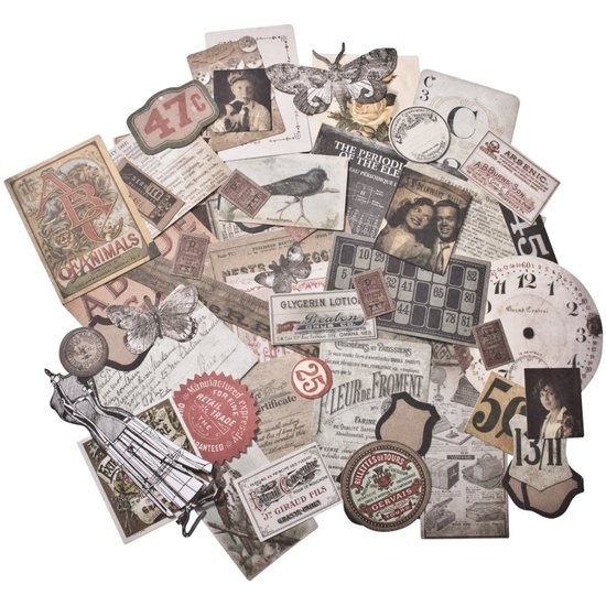 Tim Holtz Tim Holtz Idea-Ology Ephemera Pack Thrift Shop