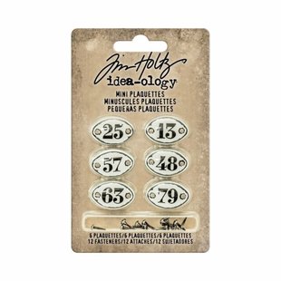 Tim Holtz Idea-Ology Mini Plaquettes 6 pcs.