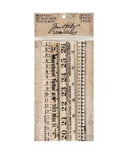 Tim Holtz Idea-Ology Ruler Pieces 5 pcs.