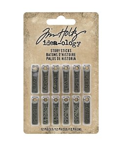 Tim Holtz Idea-Ology Story Sticks 12 pcs.