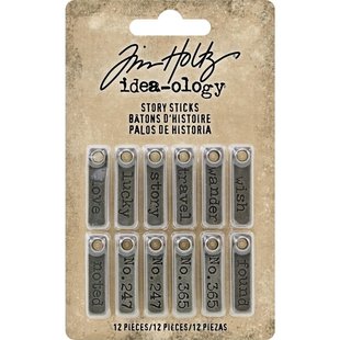 Tim Holtz Idea-Ology Story Sticks 12 pcs.