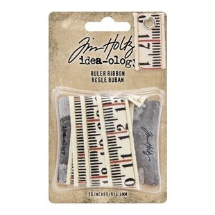 Tim Holtz Idea-Ology Fabric Ruler Ribbon