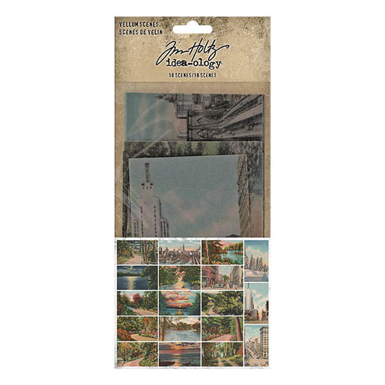 Tim Holtz Tim Holtz Idea-Ology Vellum scenes 18 scenes