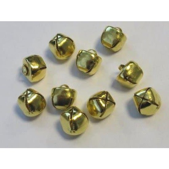 Hobby & Crafting Fun Bellen 12 mm. 10 st. Goudkleurig