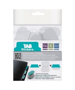 We R Memory Keepers Tab Stickers 12st Teal