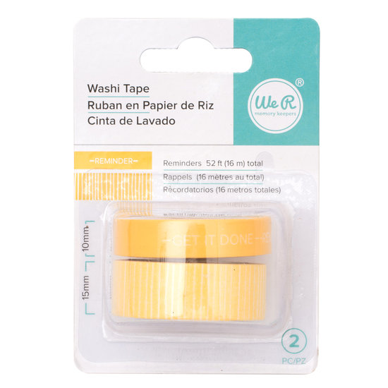 We R Memory Keepers We R Memory Keepers Washi Tape 16m Reminders