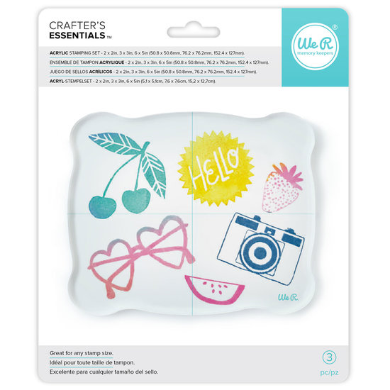We R Memory Keepers We R Memory Keepers Acryl Stamp Blok Set