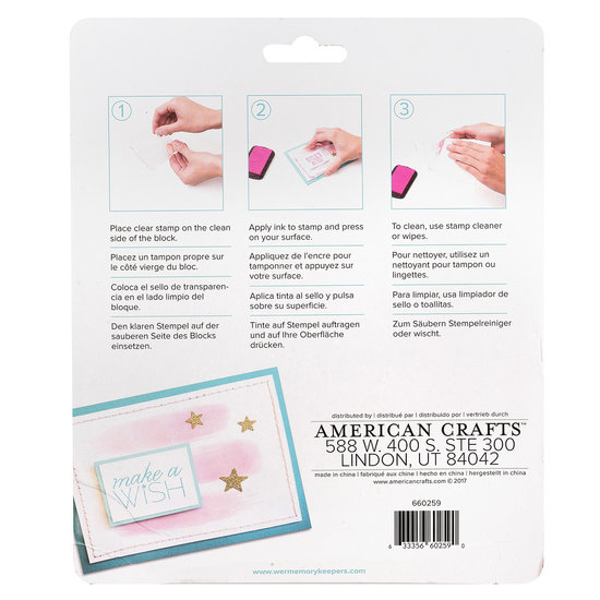 We R Memory Keepers We R Memory Keepers Acryl Stamp Blok Set